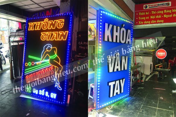 hộp đèn quảng cáo đẹp