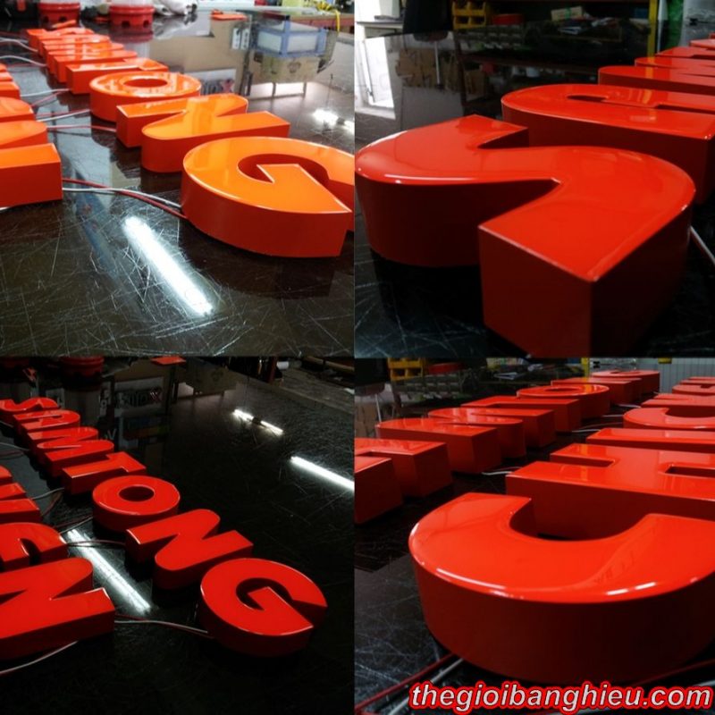gia công chữ nhôm hàn quốc